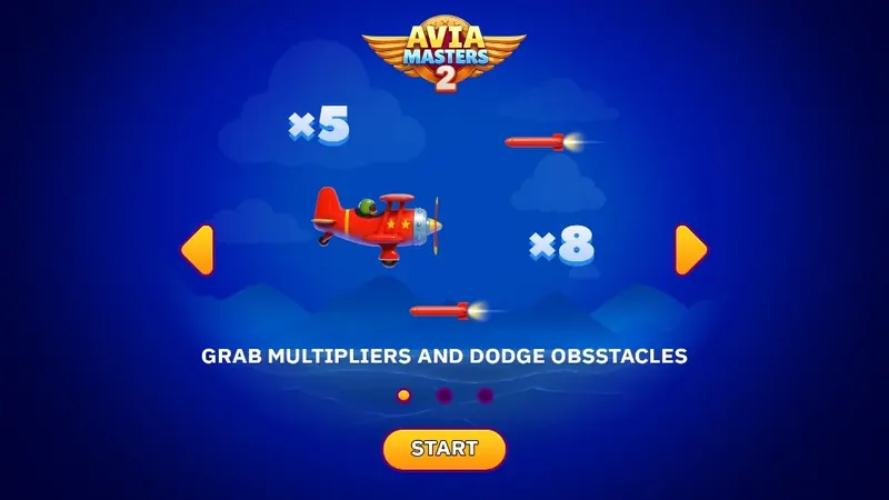 Aviamasters 2 বুস্টার সেট - মাল্টিপ্লায়ার সংগ্রহ ও রকেট এড়ানো
